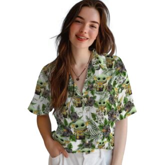 Official Pittsburgh Pirates Tropical Yoda Green Hawaiian Shirt - MLB Fan Summer Style