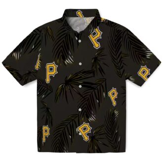 Palm Leaf Pittsburgh Pirates Hawaiian Shirt - Cool MLB Fan Gift for Men