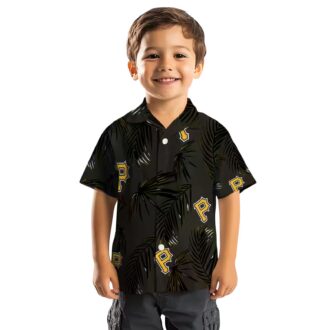Palm Leaf Pittsburgh Pirates Hawaiian Shirt - Cool MLB Fan Gift for Men