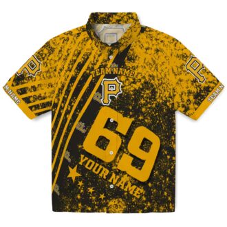 Pittsburgh Pirates Star Stripes Shirt - Custom Hawaiian Summer Shirt for Baseball Fans