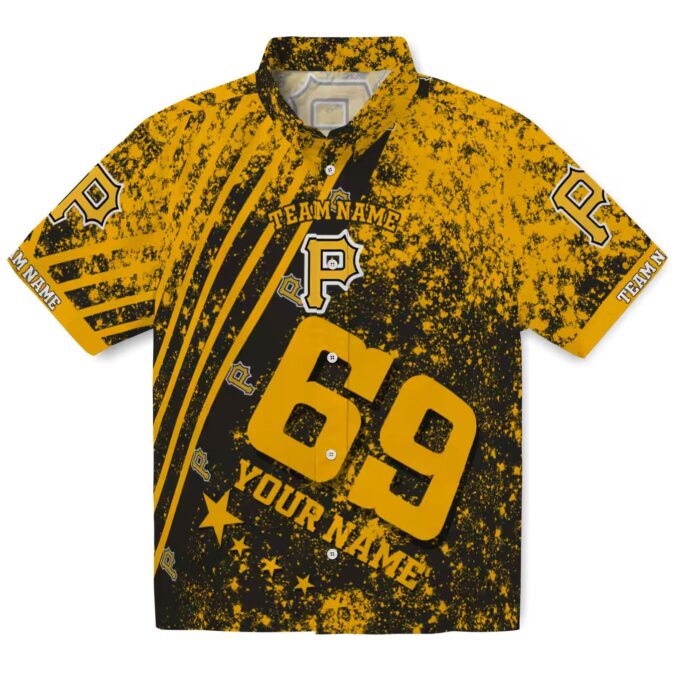 Pittsburgh Pirates Star Stripes Shirt - Custom Hawaiian Summer Shirt for Baseball Fans
