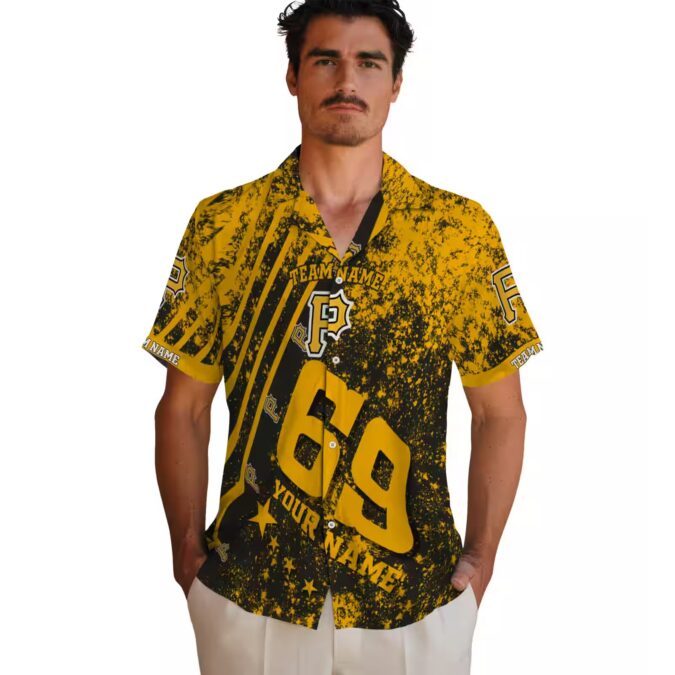 Pittsburgh Pirates Star Stripes Shirt - Custom Hawaiian Summer Shirt for Baseball Fans