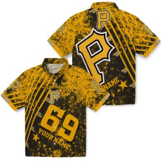 Pittsburgh Pirates Star Stripes Shirt - Custom Hawaiian Summer Shirt for Baseball Fans
