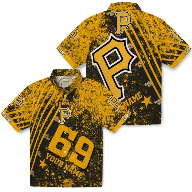 Pittsburgh Pirates Star Stripes Shirt - Custom Hawaiian Summer Shirt for Baseball Fans