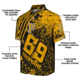 Pittsburgh Pirates Star Stripes Shirt - Custom Hawaiian Summer Shirt for Baseball Fans
