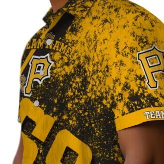 Pittsburgh Pirates Star Stripes Shirt - Custom Hawaiian Summer Shirt for Baseball Fans