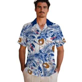 Personalized Philadelphia Phillies Beach Shirt - Floral Aloha Baseball Design