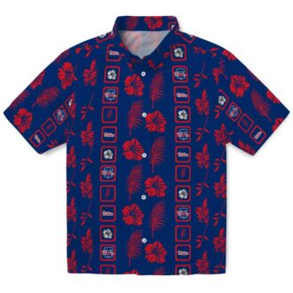Philadelphia Phillies Blue Floral Aloha Hawaiian Shirt - Ideal MLB Summer Shirt for Tailgates