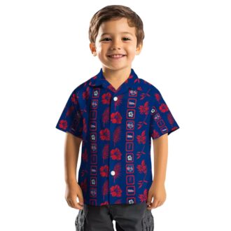 Philadelphia Phillies Blue Floral Aloha Hawaiian Shirt - Ideal MLB Summer Shirt for Tailgates