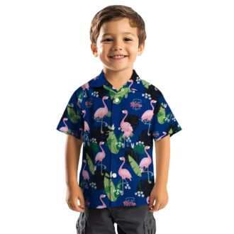 Philadelphia Phillies Flamingo Leaf Print Hawaiian Shirt - Stylish MLB Shirt for Baseball Fans