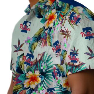 Philadelphia Phillies MLB Tropical Green Hawaiian Shirt - Best Summer Shirt for Phillies Fans