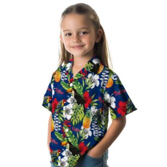 Philadelphia Phillies MLB Tropical Toucan Hawaiian Shirt - Blue Green Custom Fan Shirt