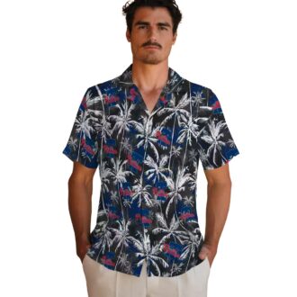 Philadelphia Phillies Palm Print Hawaiian Shirt - MLB Summer Fan Gear