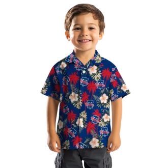 Philadelphia Phillies Summer Vacation Shirt - Blue Palm Tree Floral Hawaiian for MLB Fans