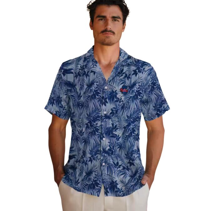 Philadelphia Phillies Tropical Leaf Shirt - Cool Blue Hawaiian Summer Look