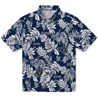 Best Team Milwaukee Brewers Floral Hawaiian Shirt - Trendy Summer Look for Baseball Fans