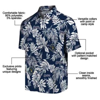 Best Team Milwaukee Brewers Floral Hawaiian Shirt - Trendy Summer Look for Baseball Fans