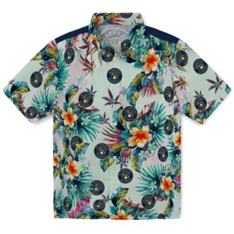 Buy Milwaukee Brewers Green Hawaiian Shirt - MLB Floral Summer Beach Shirt