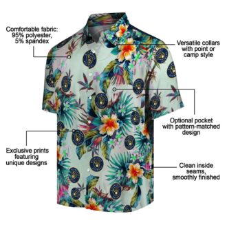 Buy Milwaukee Brewers Green Hawaiian Shirt - MLB Floral Summer Beach Shirt