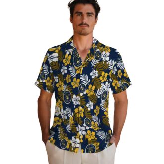 Milwaukee Brewers Floral Hawaiian Shirt for Men - Summer Beach Vacation MLB Style