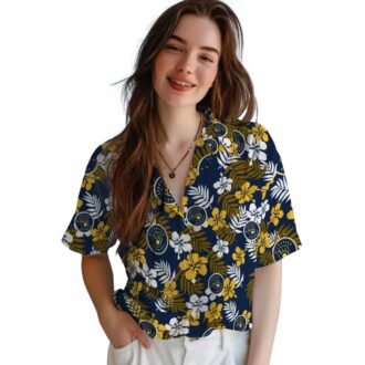 Milwaukee Brewers Floral Hawaiian Shirt for Men - Summer Beach Vacation MLB Style