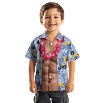 Milwaukee Brewers Hawaiian Shirt for Men - Navy Blue Chest Illusion Summer Aloha Fan Gift