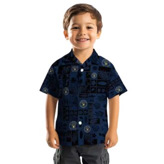 Milwaukee Brewers MLB Tropical Hawaiian Shirt - Navy Blue Black Floral Patchwork Shirt for Summer Parties