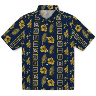Milwaukee Brewers Navy Floral Hawaiian Shirt - Official MLB Summer Fan Apparel