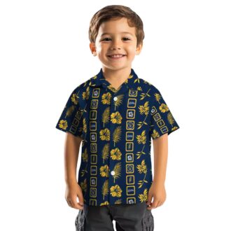 Milwaukee Brewers Navy Floral Hawaiian Shirt - Official MLB Summer Fan Apparel