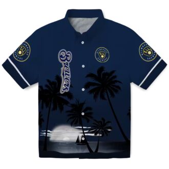 Milwaukee Brewers Tropical Hawaiian Shirt for Men - Sunset Beach Party Style