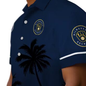 Milwaukee Brewers Tropical Hawaiian Shirt for Men - Sunset Beach Party Style
