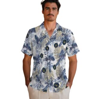 Milwaukee Brewers Tropical Palm Leaf Hawaiian Shirt - Men's Summer Party Look