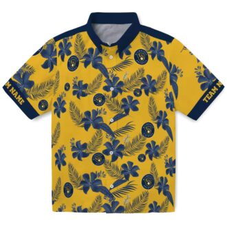 Milwaukee Brewers Yellow Hawaiian Shirt - Tropical Floral Print for Baseball Fans