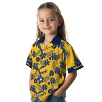 Milwaukee Brewers Yellow Hawaiian Shirt - Tropical Floral Print for Baseball Fans