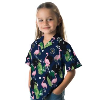 Trend Milwaukee Brewers Tropical Hawaiian Shirt - Navy Blue Flamingo Leaf Button-Up for Baseball Fans