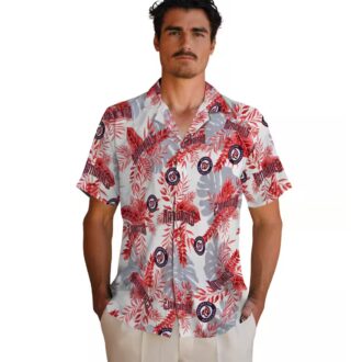 Best Washington Nationals Floral Hawaiian Shirt - Red White Blue Tropical MLB Gift for Men 2025