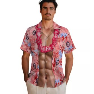Washington Nationals Red Hawaiian Shirt - MLB Fan Summer Beachwear 2025