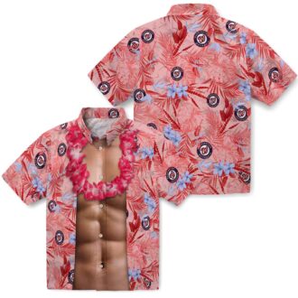 Washington Nationals Red Hawaiian Shirt - MLB Fan Summer Beachwear 2025