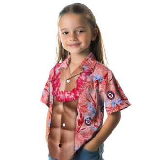 Washington Nationals Red Hawaiian Shirt - MLB Fan Summer Beachwear 2025