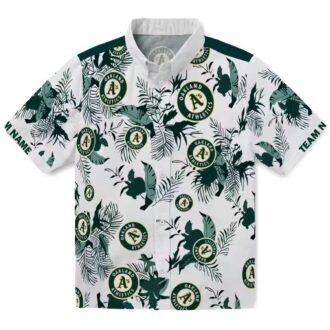 Botanical Oakland Athletics Hawaiian Shirt - Unique MLB Gift for Summer