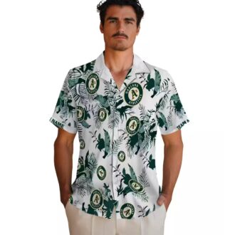 Botanical Oakland Athletics Hawaiian Shirt - Unique MLB Gift for Summer