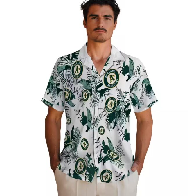 Botanical Oakland Athletics Hawaiian Shirt - Unique MLB Gift for Summer