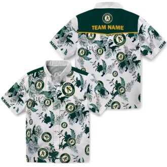 Botanical Oakland Athletics Hawaiian Shirt - Unique MLB Gift for Summer