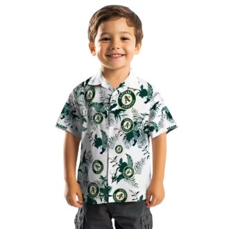 Botanical Oakland Athletics Hawaiian Shirt - Unique MLB Gift for Summer