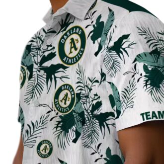 Botanical Oakland Athletics Hawaiian Shirt - Unique MLB Gift for Summer