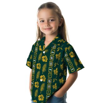 Men’s Oakland Athletics Green Hawaiian Shirt - Floral MLB Fan Gift