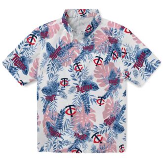 Buy Minnesota Twins Tropical Hawaiian Shirt with Leaves - Perfect MLB Summer Shirt for Men