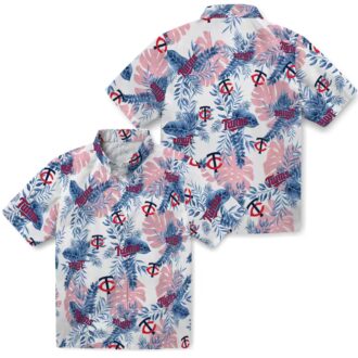 Buy Minnesota Twins Tropical Hawaiian Shirt with Leaves - Perfect MLB Summer Shirt for Men