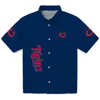 Funny Minnesota Twins Navy Hawaiian Shirt - Stuart Minion Summer Beach Outfit