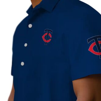 Funny Minnesota Twins Navy Hawaiian Shirt - Stuart Minion Summer Beach Outfit